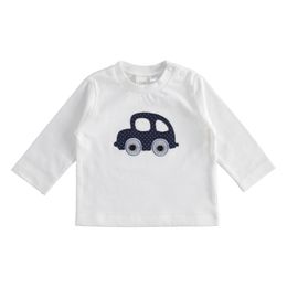 Crewneck T-shirt with 100% cotton car