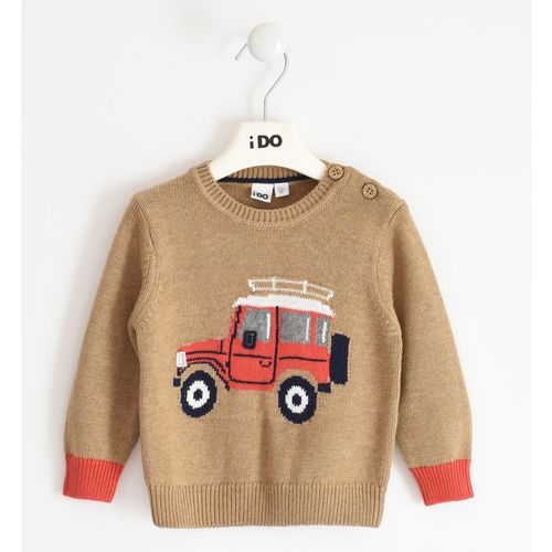 Embroidered boy's winter tricot