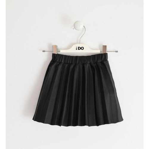 Pleated fabric skirt