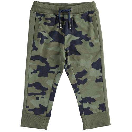 Pantalone sportivo invernale camouflage 100% cotone