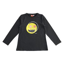 Maglietta girocollo in jersey stretch Emoji