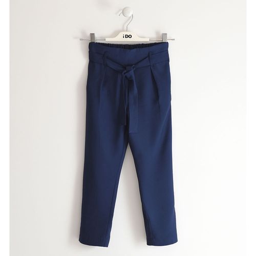 Elegant girl's trousers in sash viscose - 44510