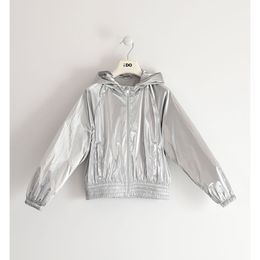 Girl's windproof jacket in metallic nylon - 44573