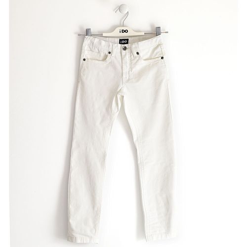 44437 Long twill trousers for boys