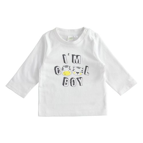Maglietta neonato con stampe diverse in cotone - 44081