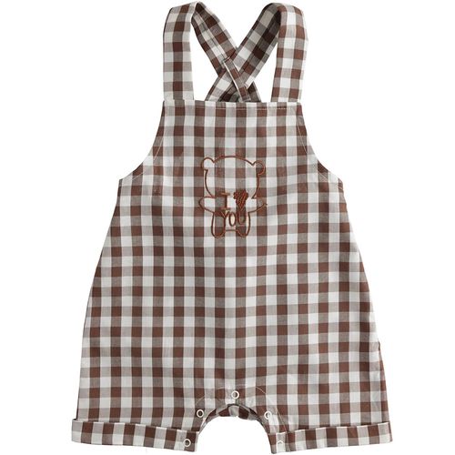 Newborn dungarees in cotton with various patterns - 44109