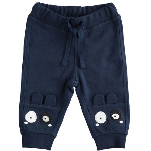 Newborn cotton trousers with applications - 44104