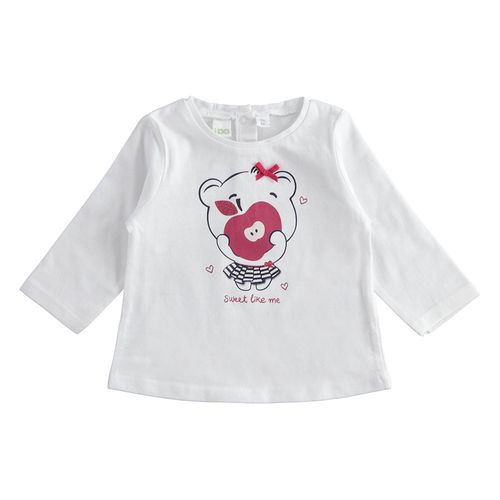 Maglietta manica lunga neonata in in cotone - 44157