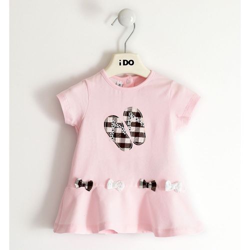 Baby girl dress with different prints and bows - 44636
