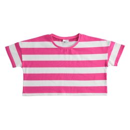 Short body striped t-shirt - 44863