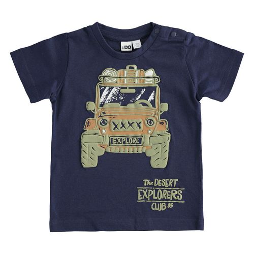 Boy's explorer theme cotton t-shirt - 44672