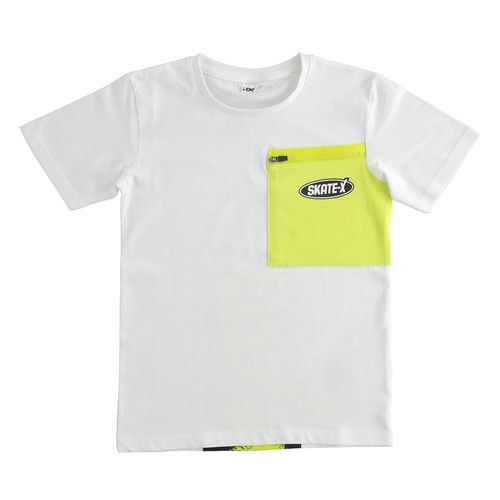 T-shirt bambino con tasca davanti - 44809