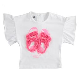 iDO little girl t-shirt with ruffles on the sleeve - 44749