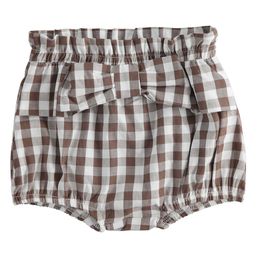 Baby girl shorts in check patterned cotton - 44640