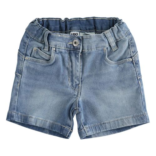 Girls' jeans in stretch cotton denim - 44767