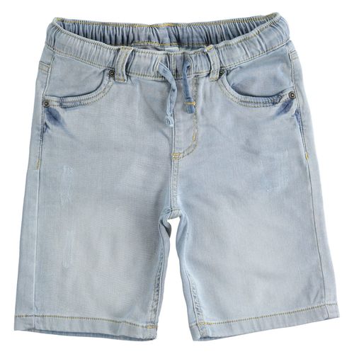 Denim short trousers for boy joggers fit - 44826