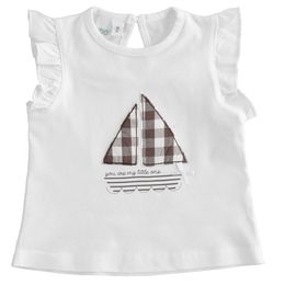 Newborn cotton t-shirt with boat - 44631