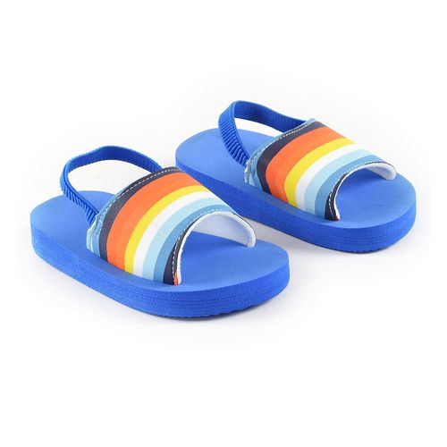 Beach slippers for boys with coloured band - 44923