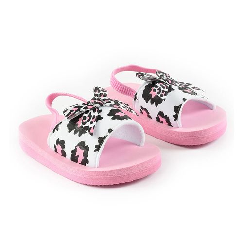 Beach slippers for girls with animal print - 44979
