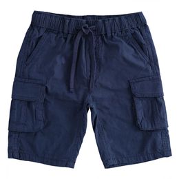 Pantalone corto bambino cotone con tasconi - 44829
