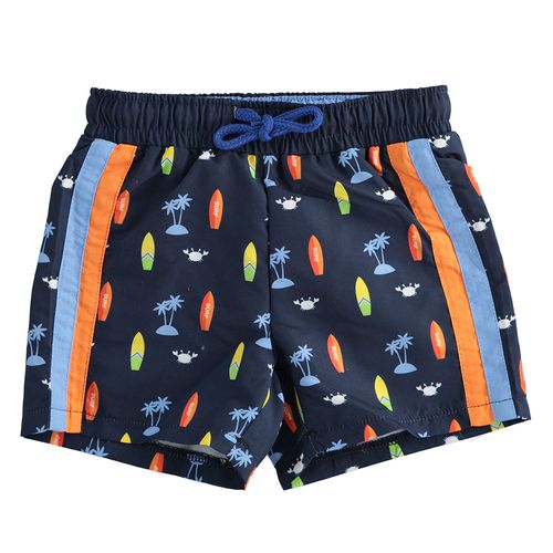 Swimsuit for boy with palm and surf print - 44920