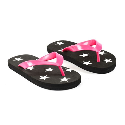 Beach flip flops with stars for girls - 44793