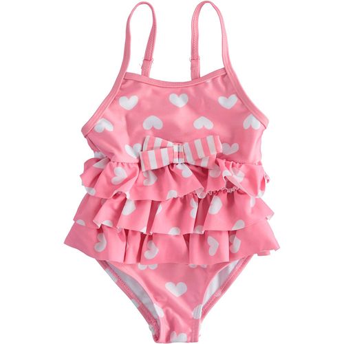 Baby girl one piece swimsuit with hearts - 44966