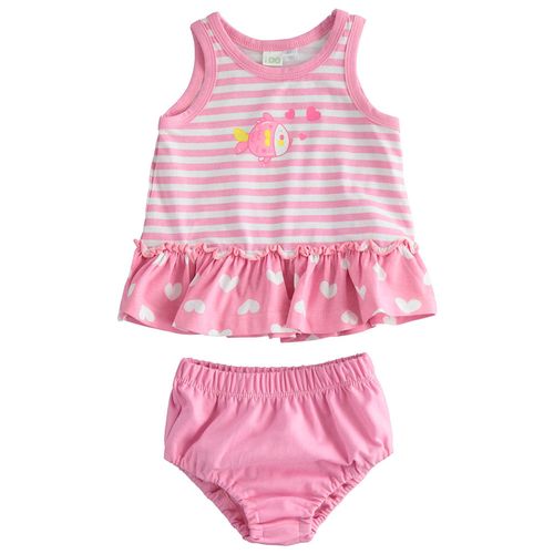 Beach dress for baby girl with fish from the beachwear line - 44653
