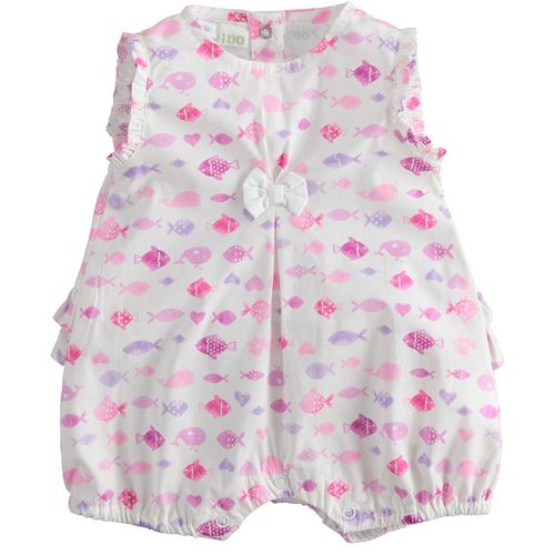 Baby girl romper with little fishes - 44639