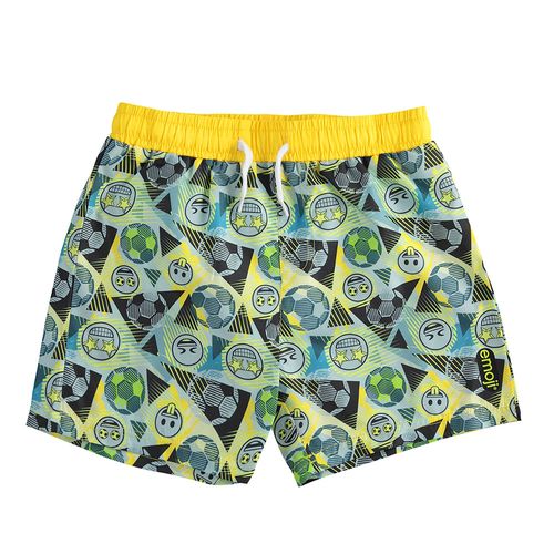Beach boxer for boys with Emoji pattern - 44995