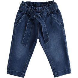 Jeans bambina in cotone stretch