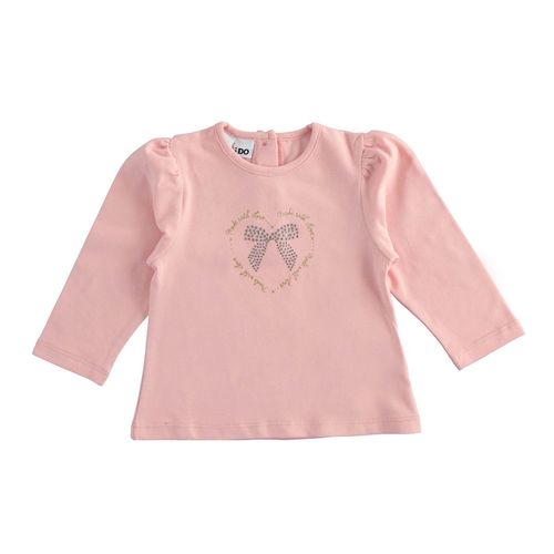 Little girl t-shirt in stretch jersey