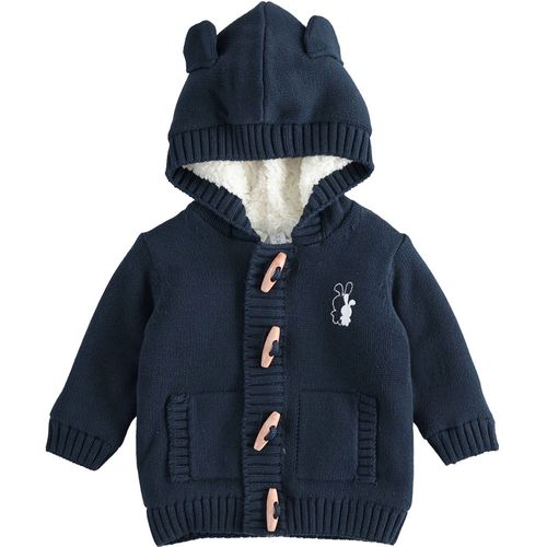Baby sweater with hood