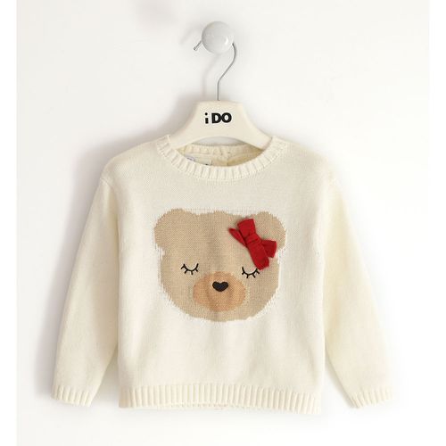 Little girl sweater with embroidery